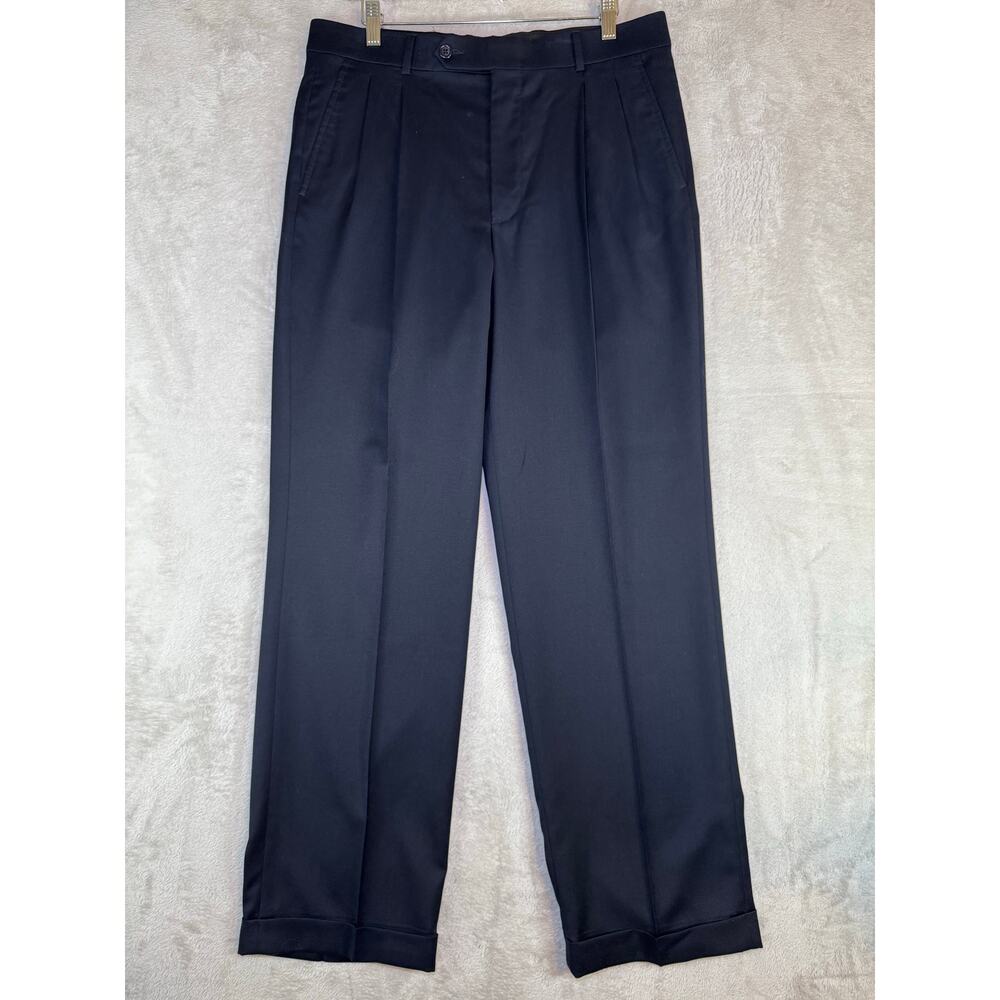 Stafford Men's Navy Chinos